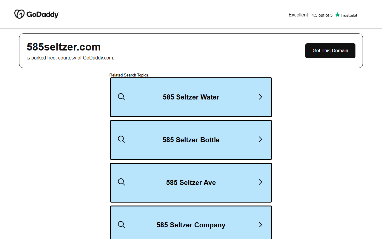 585seltzer.com screenshot