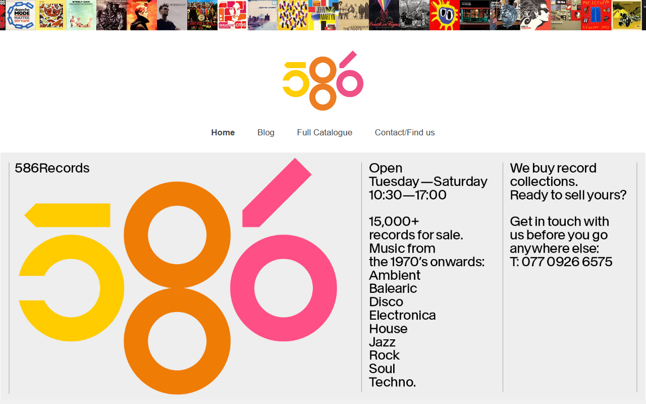 586records.com screenshot