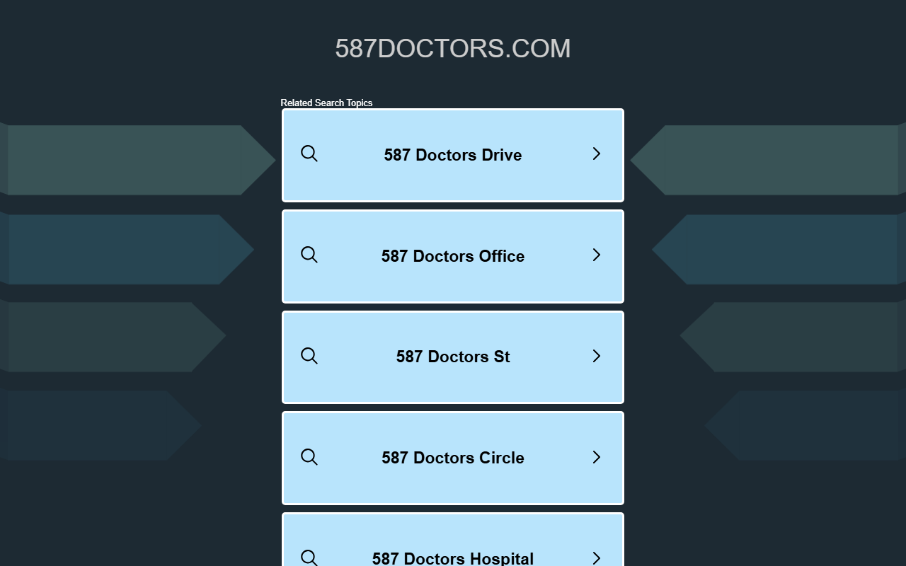 587doctors.com screenshot