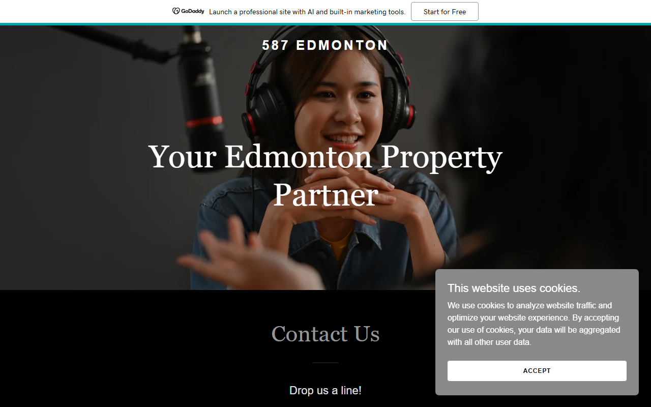 587edmonton.com screenshot