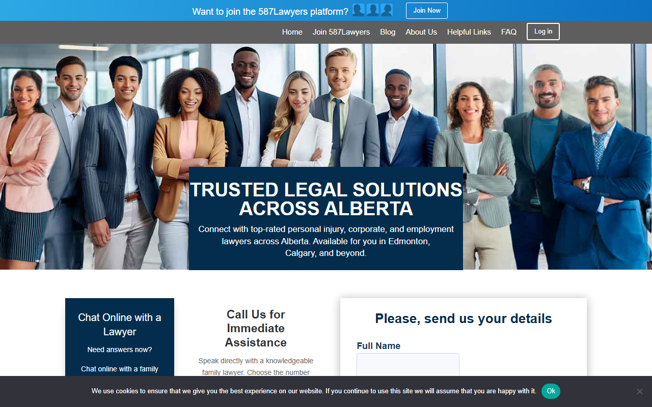 587lawyers.com screenshot