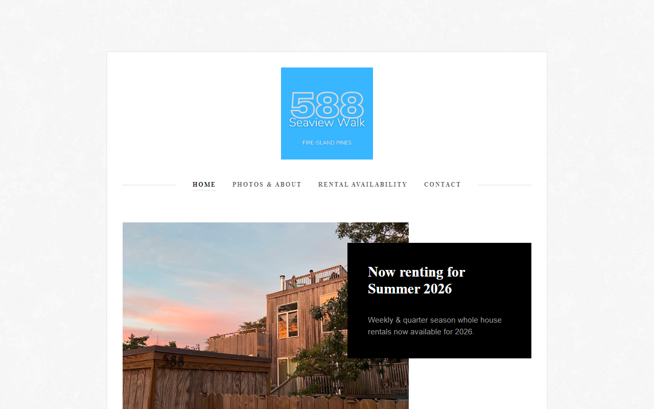 588seaview.com screenshot