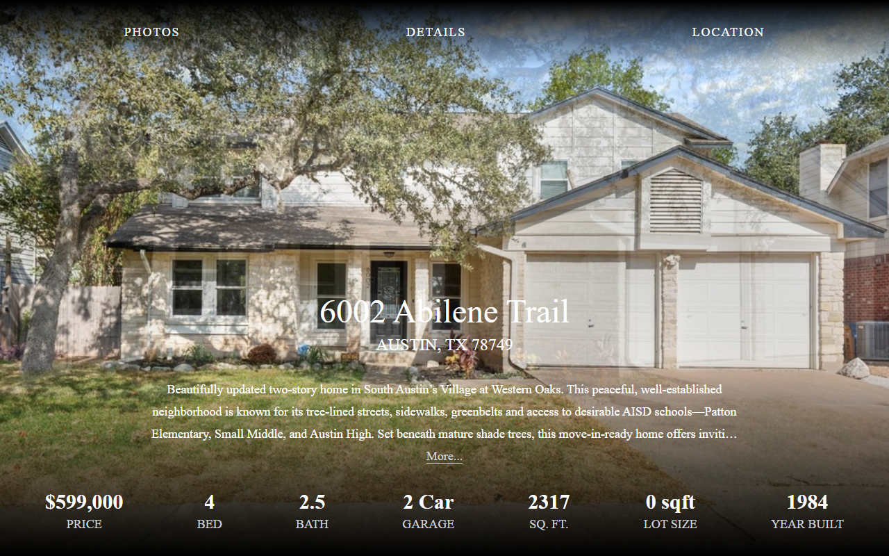 6002abilenetrail.com screenshot