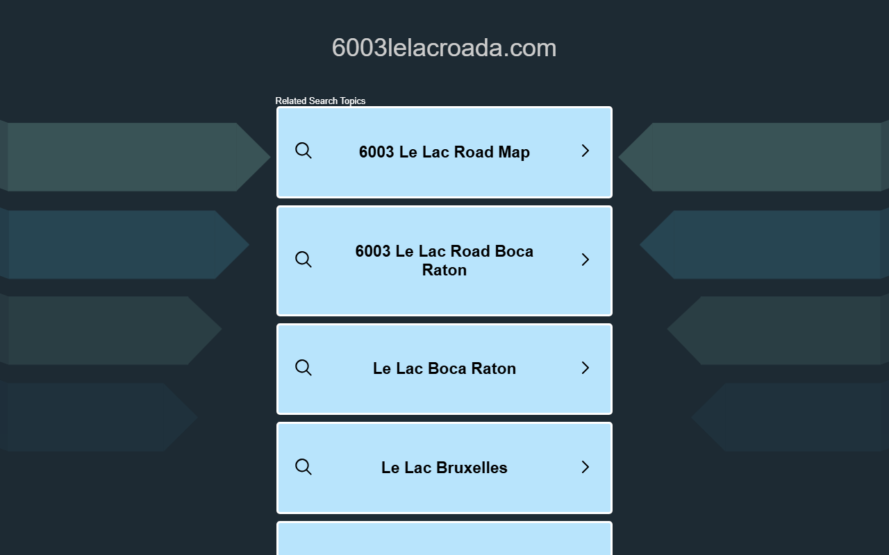 6003lelacroada.com screenshot