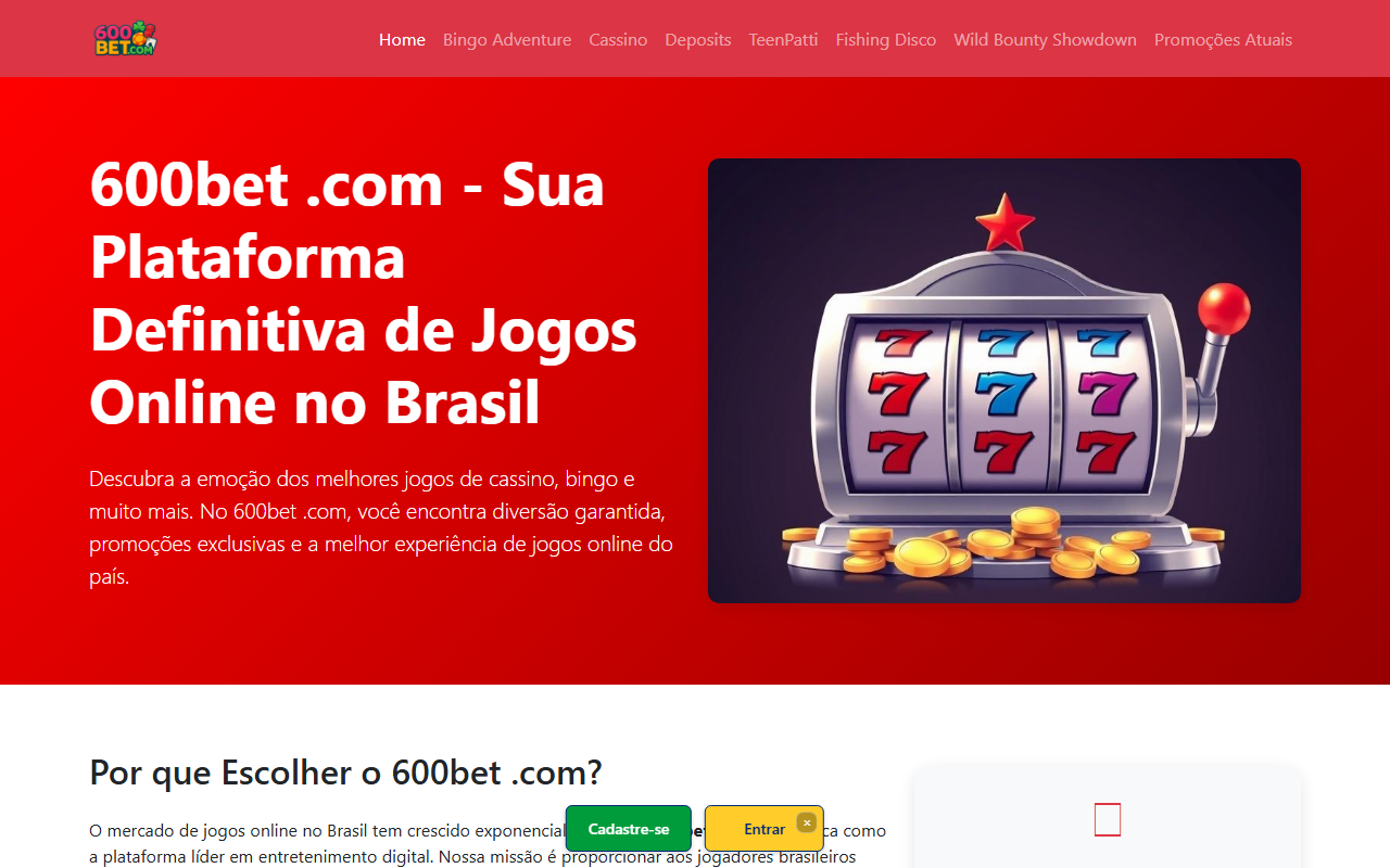600bet-coma.com screenshot