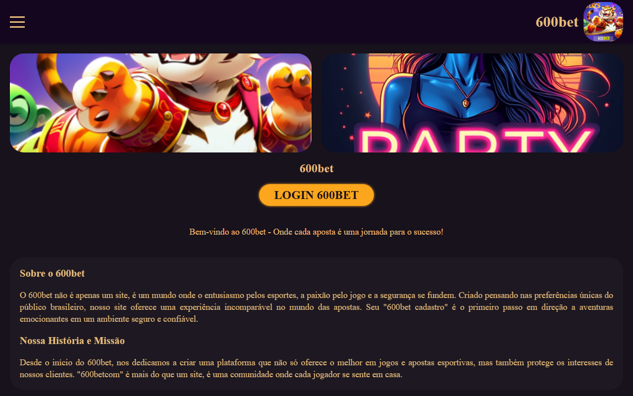 600betgame.com screenshot