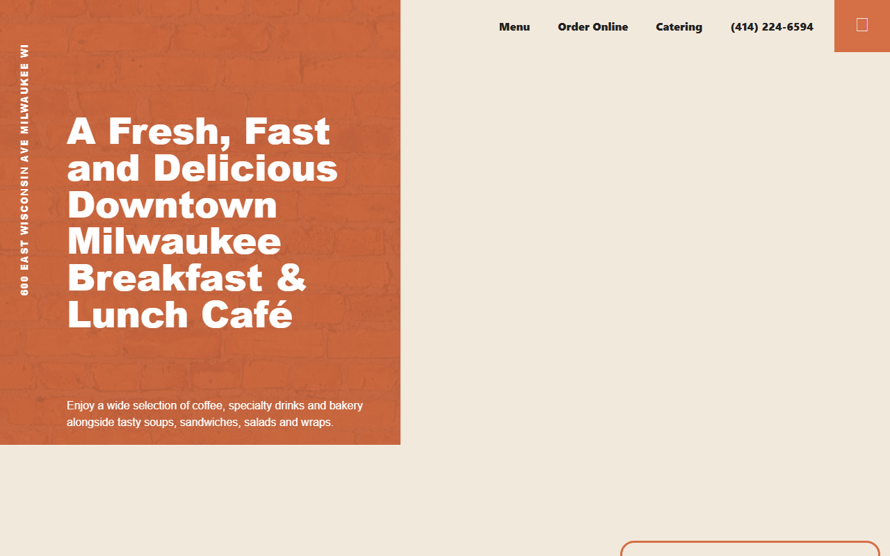 600eastcafe.com screenshot