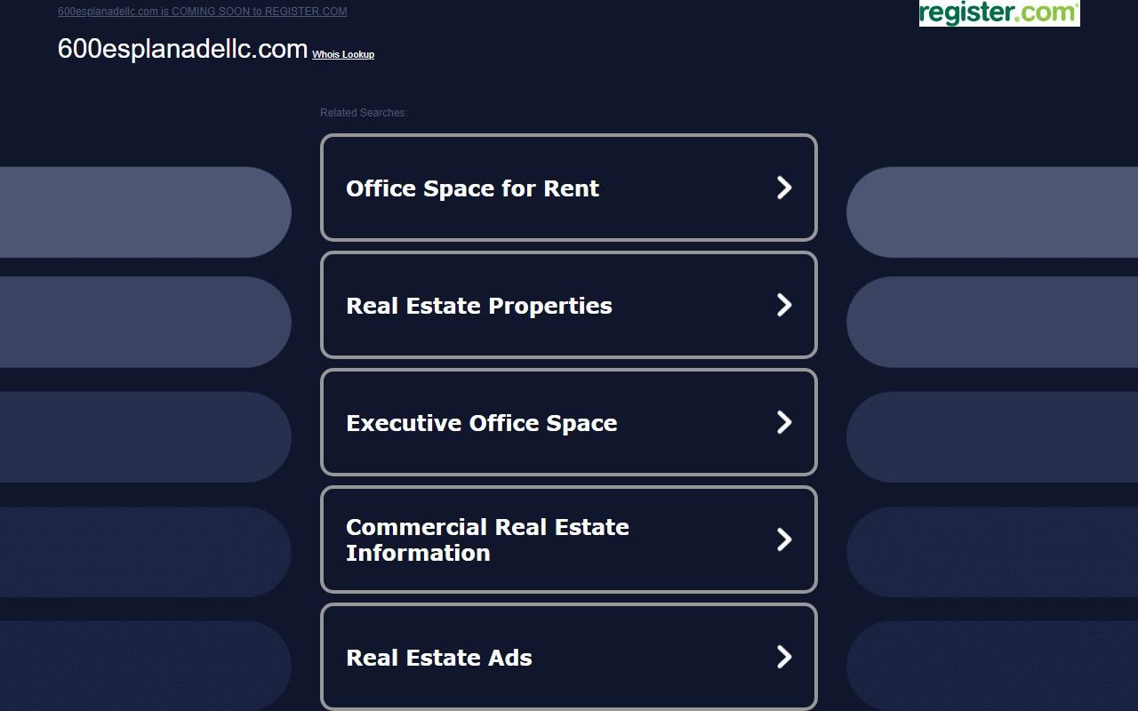 600esplanadellc.com screenshot