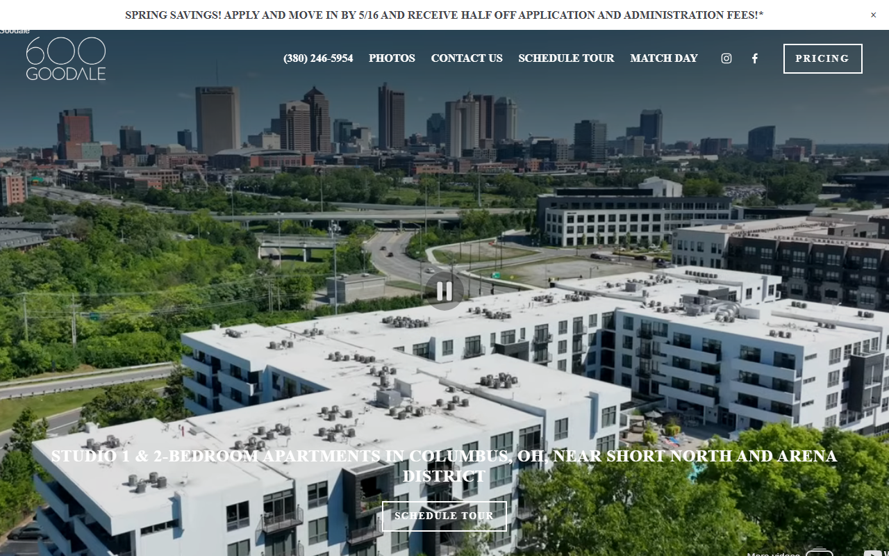 600goodale.com screenshot