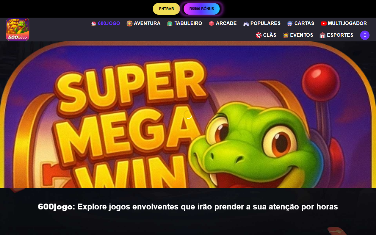 600jogoesports.com screenshot