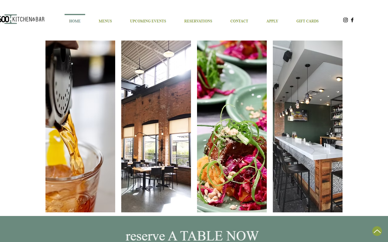 600kitchen.com screenshot