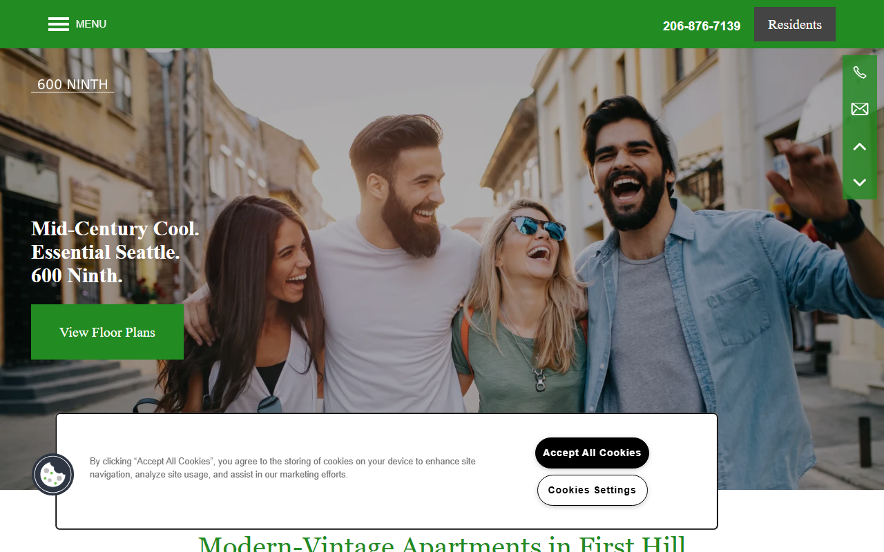 600ninthapts.com screenshot