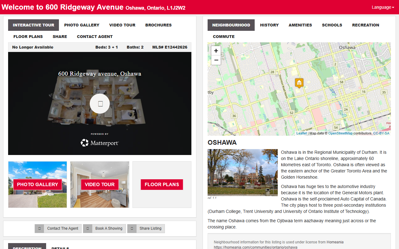 600ridgeway.com screenshot