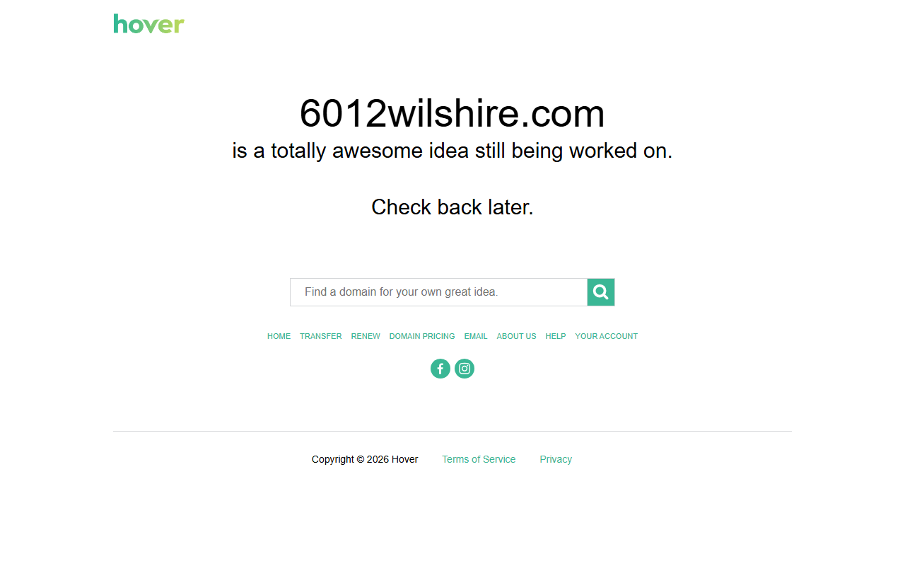 6012wilshire.com screenshot