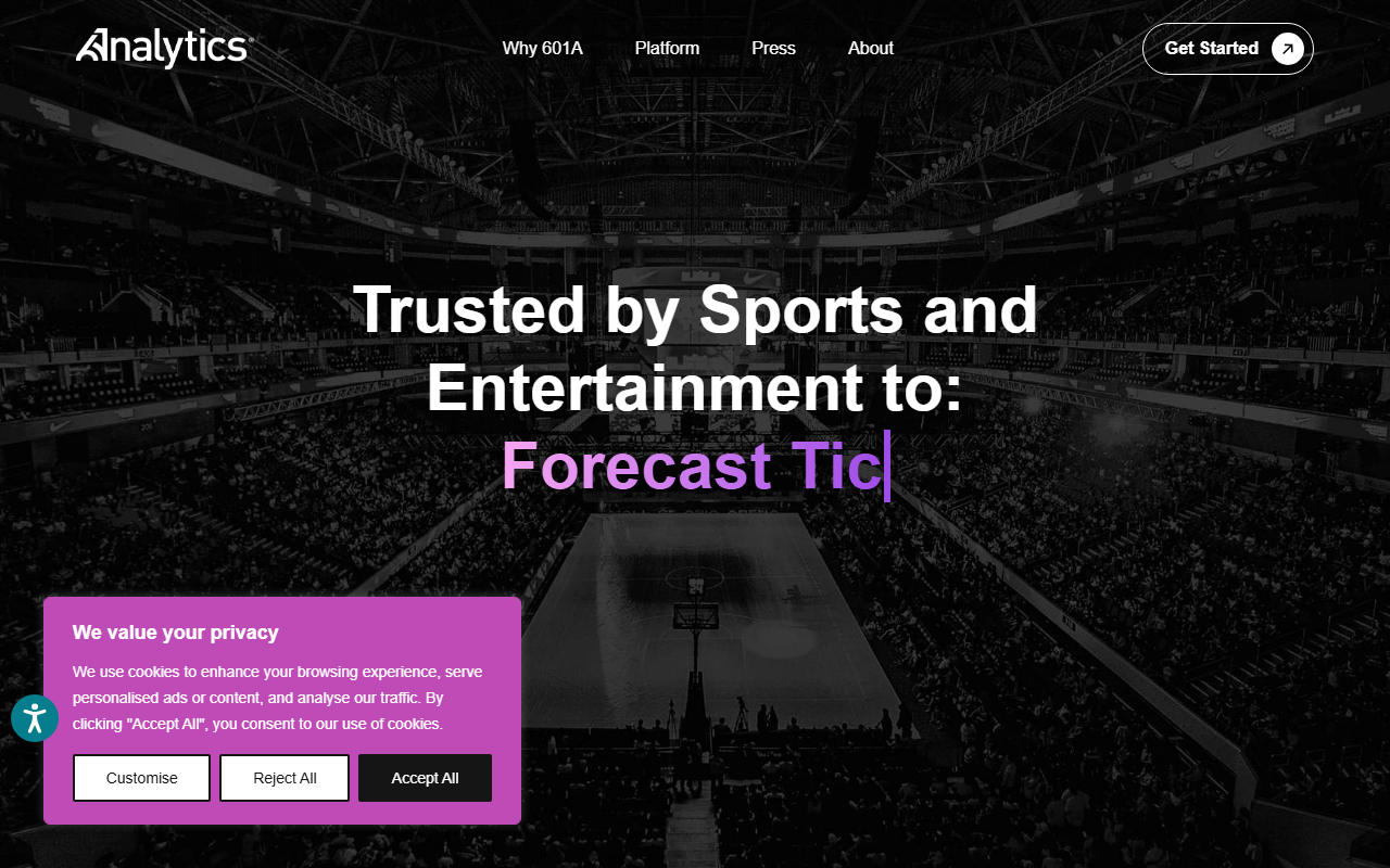 601analytics.com screenshot