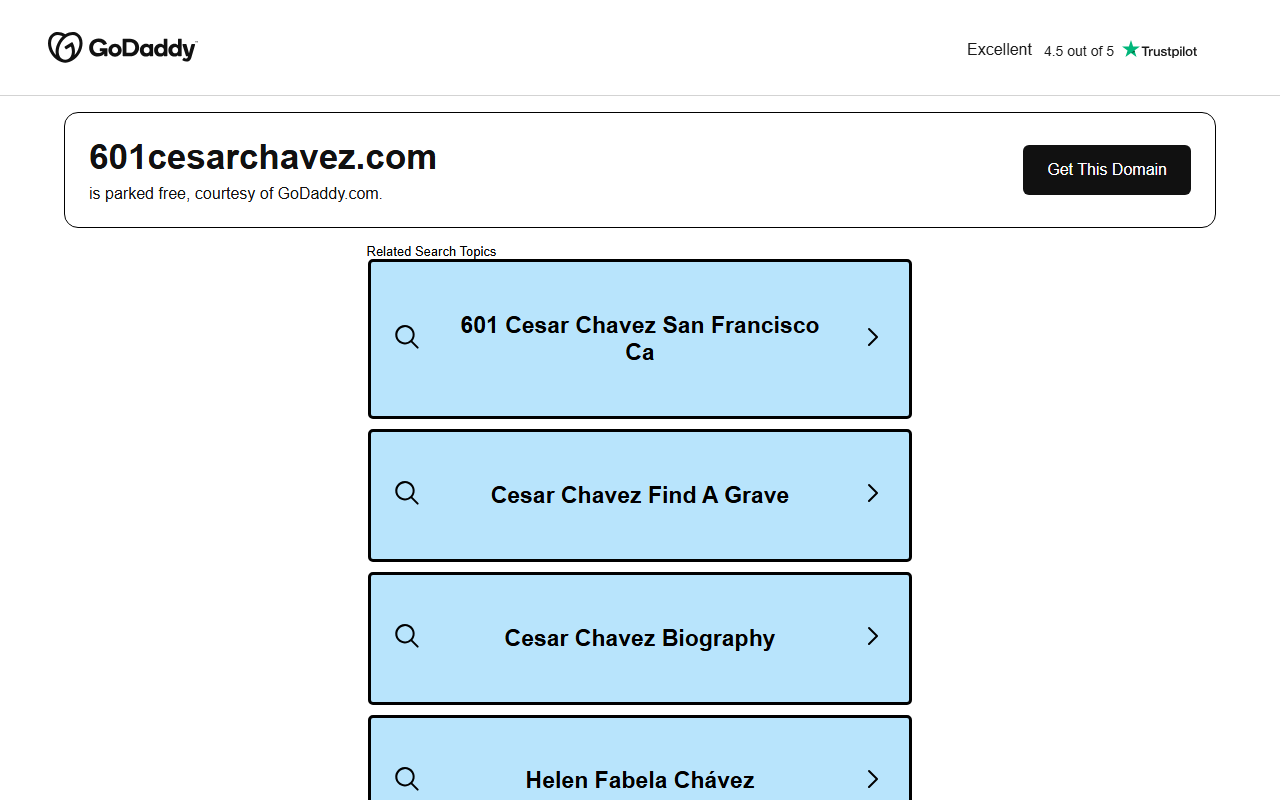 601cesarchavez.com screenshot