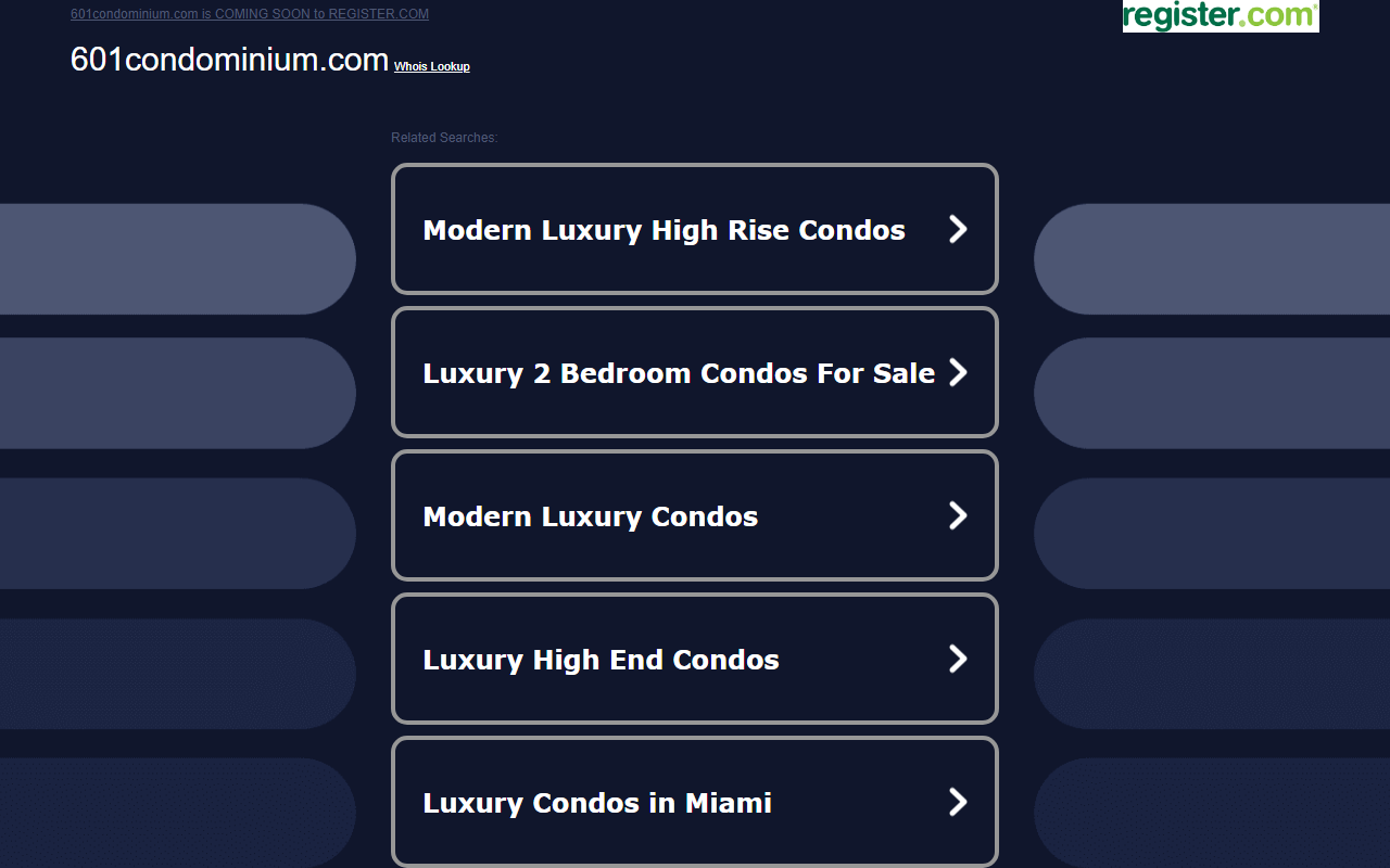 601condominium.com screenshot