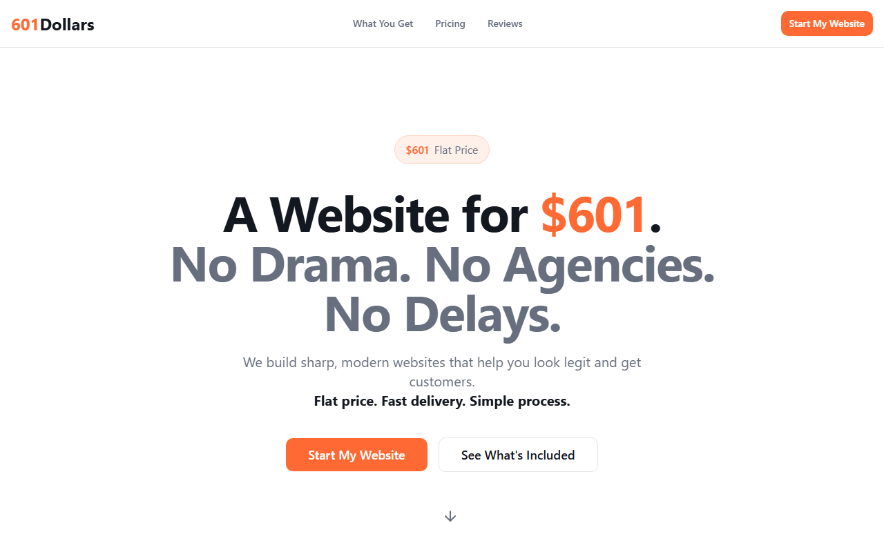601dollars.com screenshot