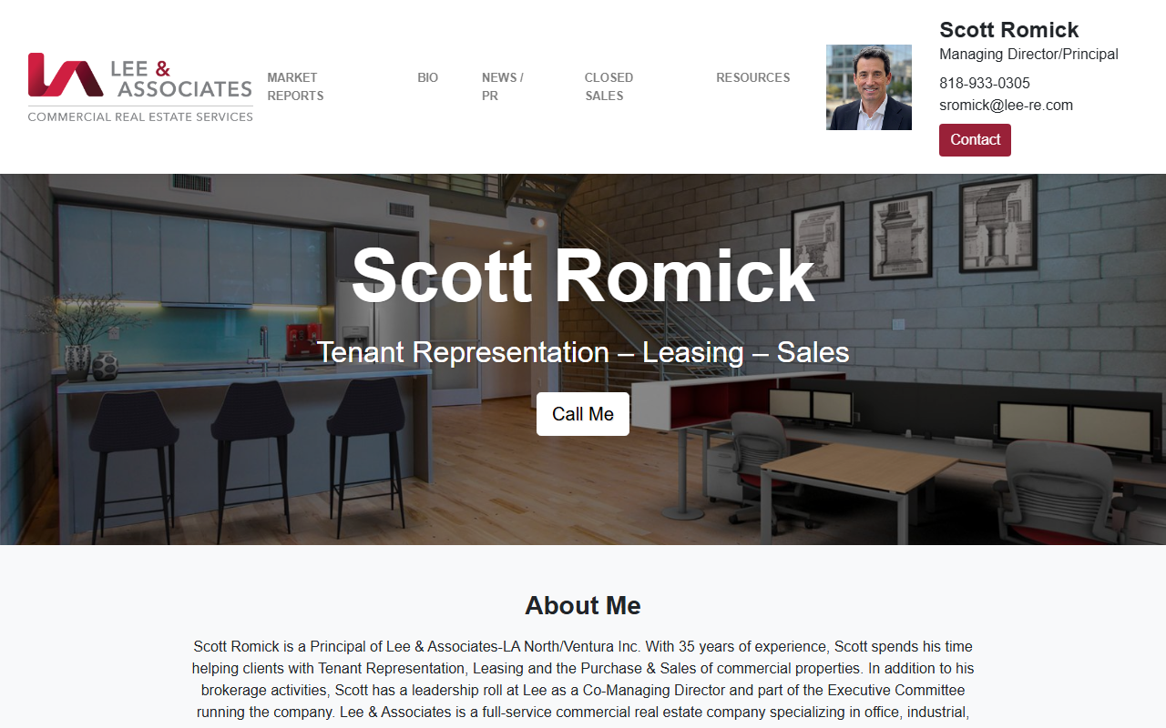 601glenoaks.com screenshot