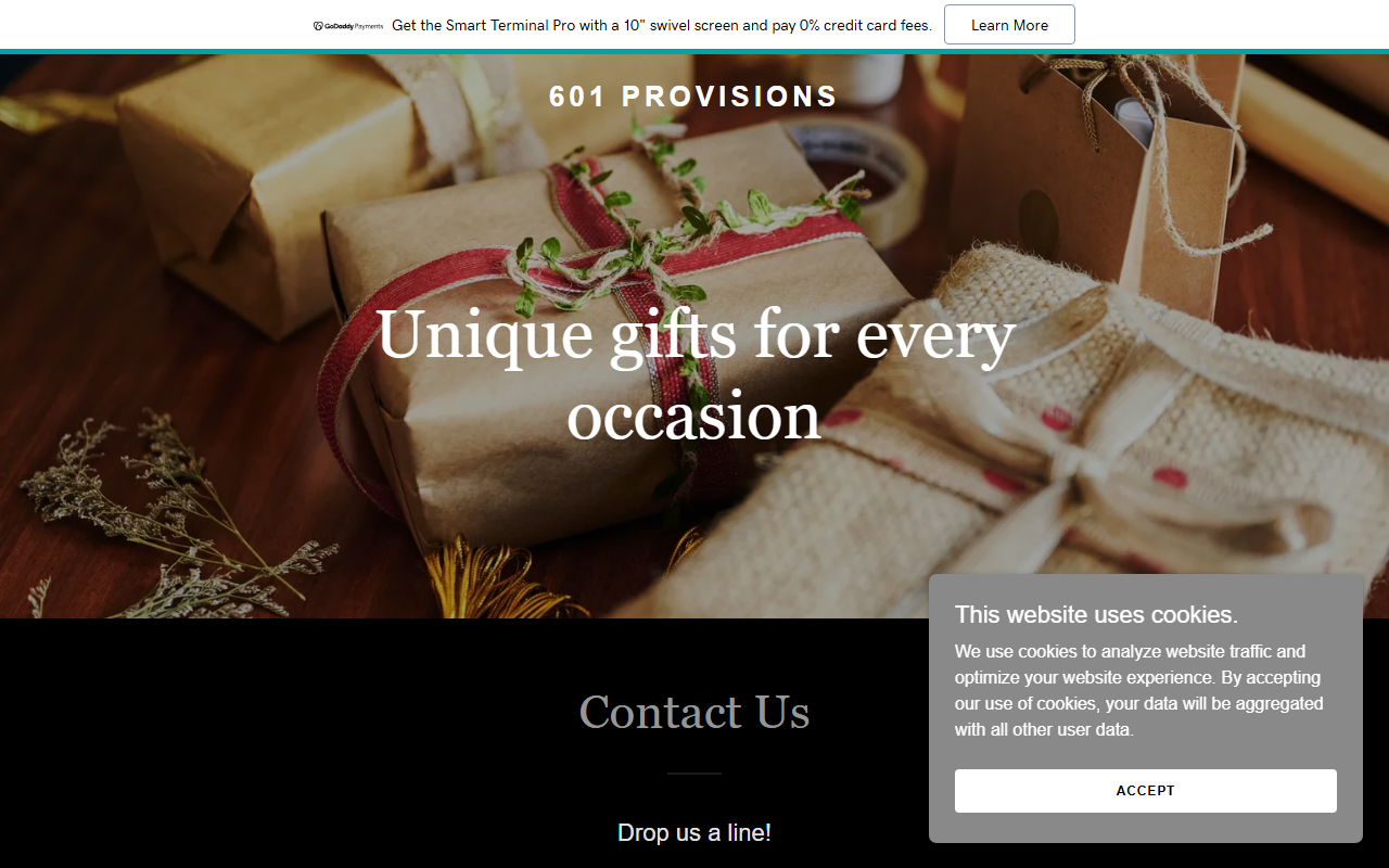 601provisions.com screenshot