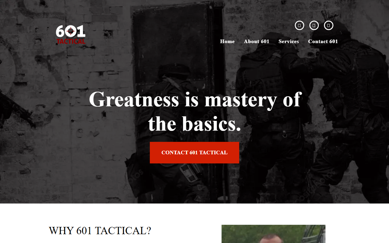 601tactical.com screenshot