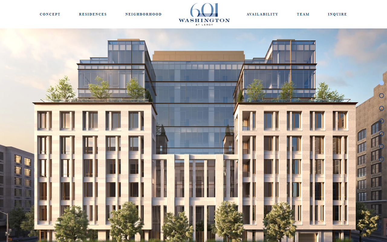 601washington.com screenshot