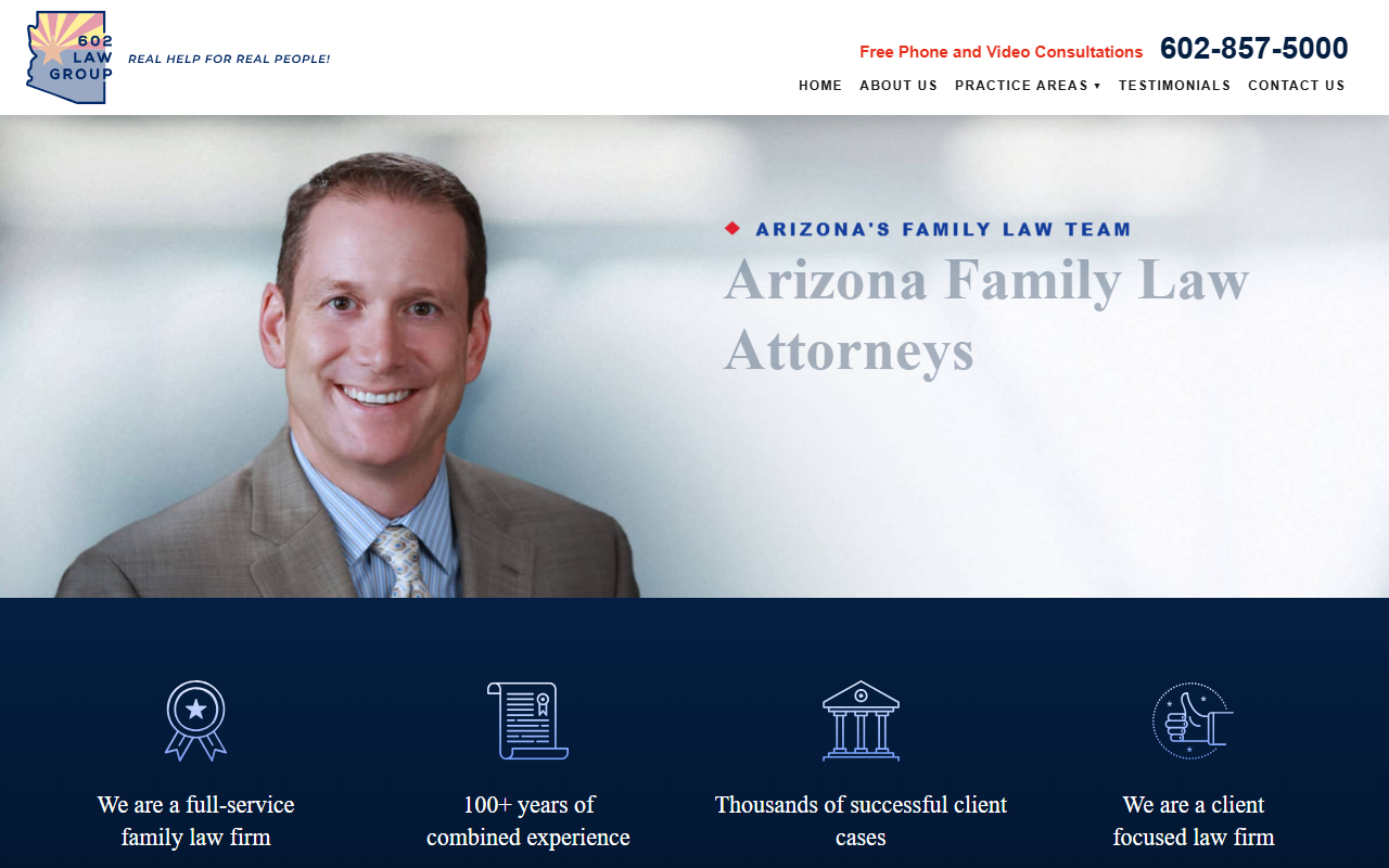 602familylaw.com screenshot