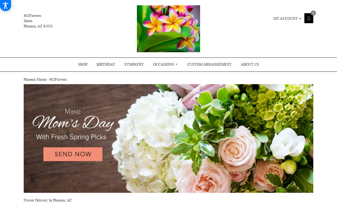 602flowers.com screenshot