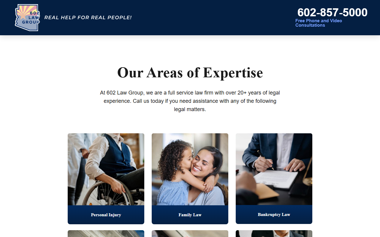 602lawgroup.com screenshot
