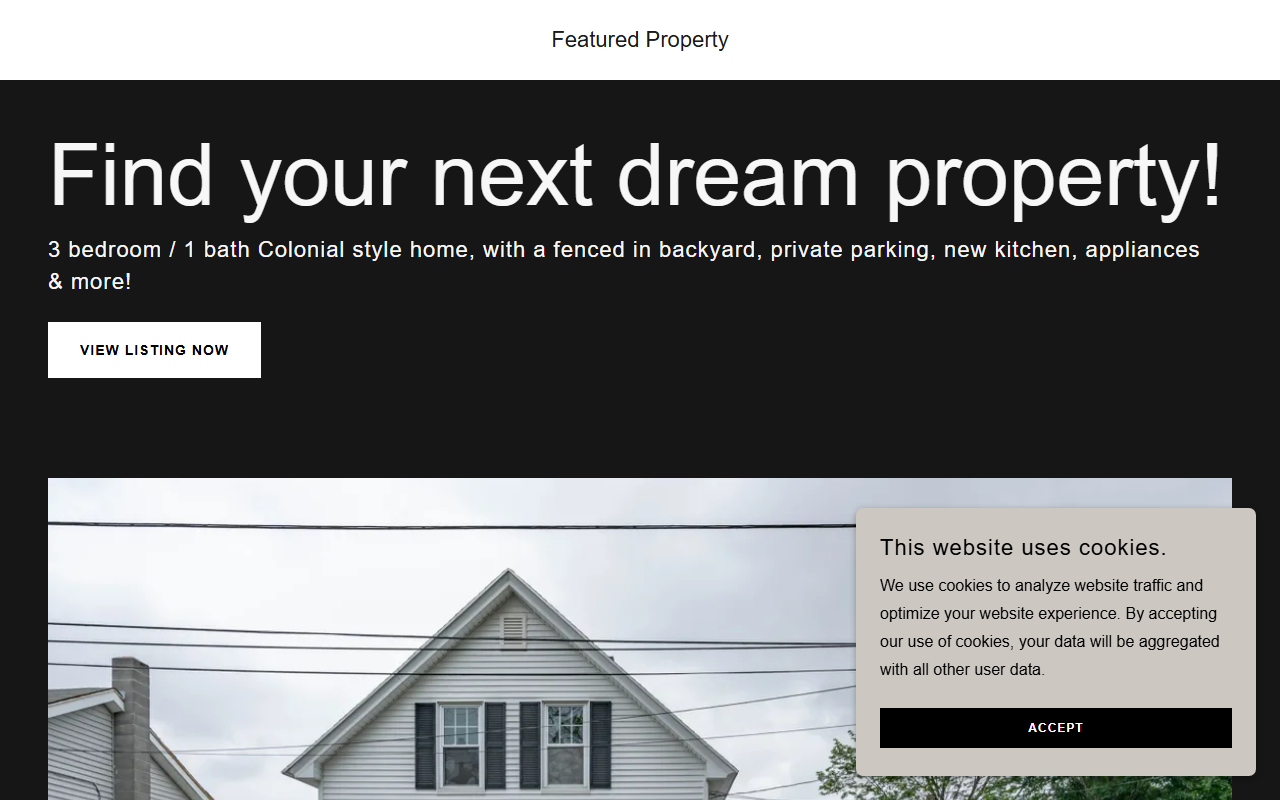 603-estates.com screenshot