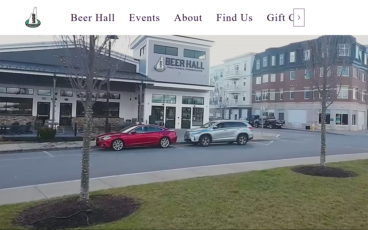 603brewery.com screenshot