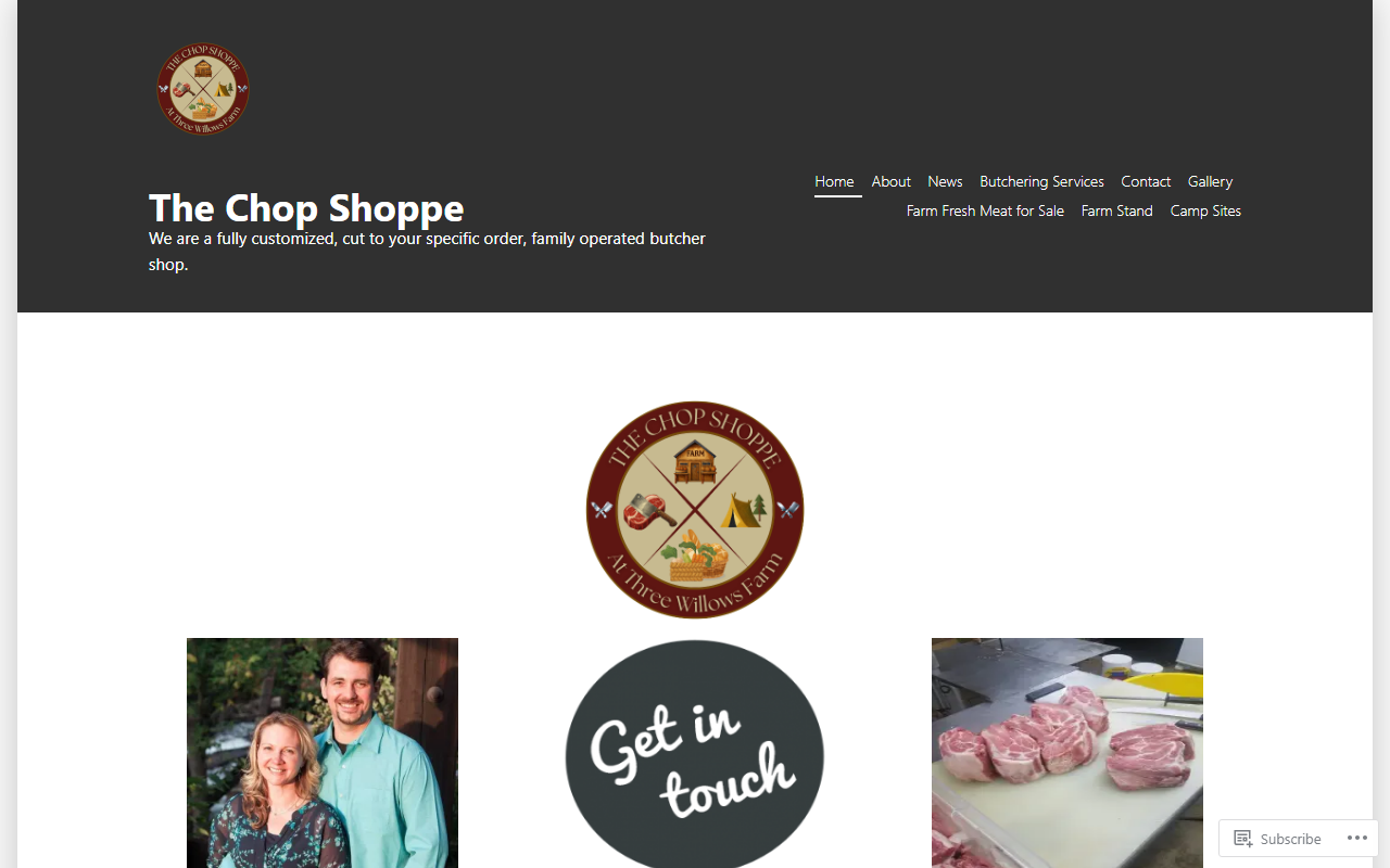 603chopshoppe.com screenshot