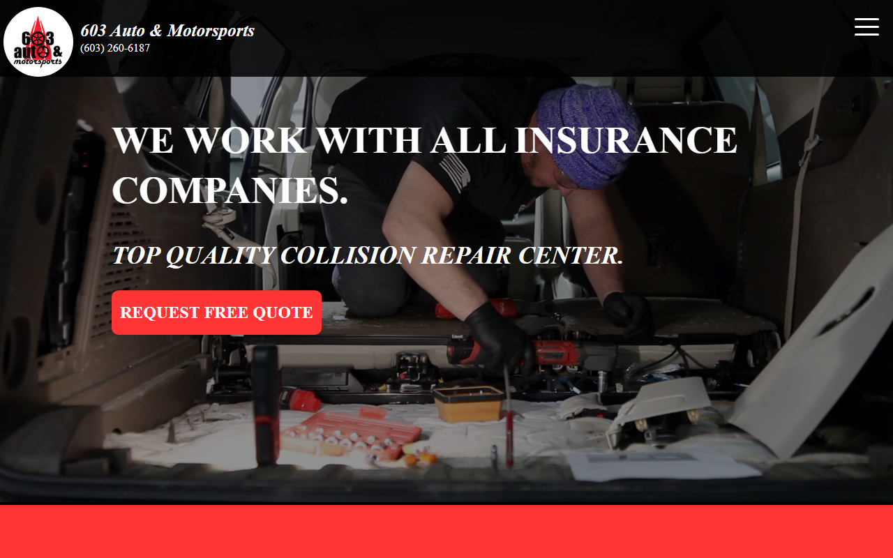 603collision.com screenshot