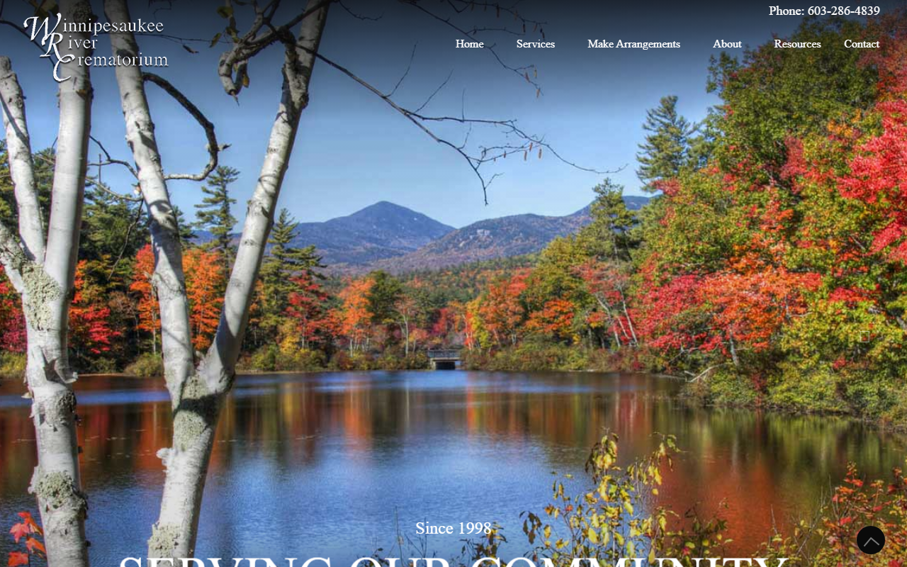 603crematory.com screenshot