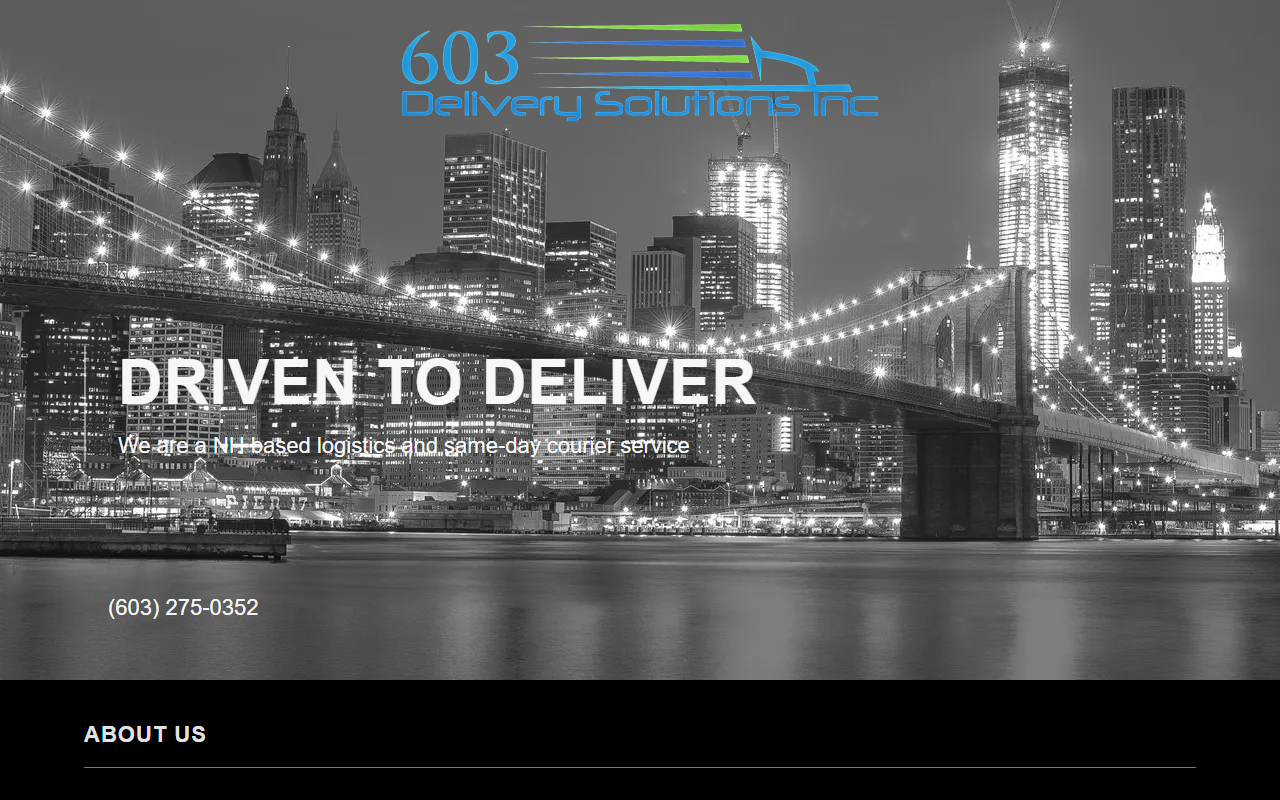 603delivery.com screenshot