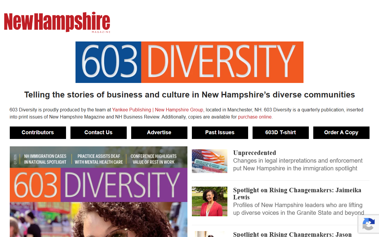 603diversity.com screenshot