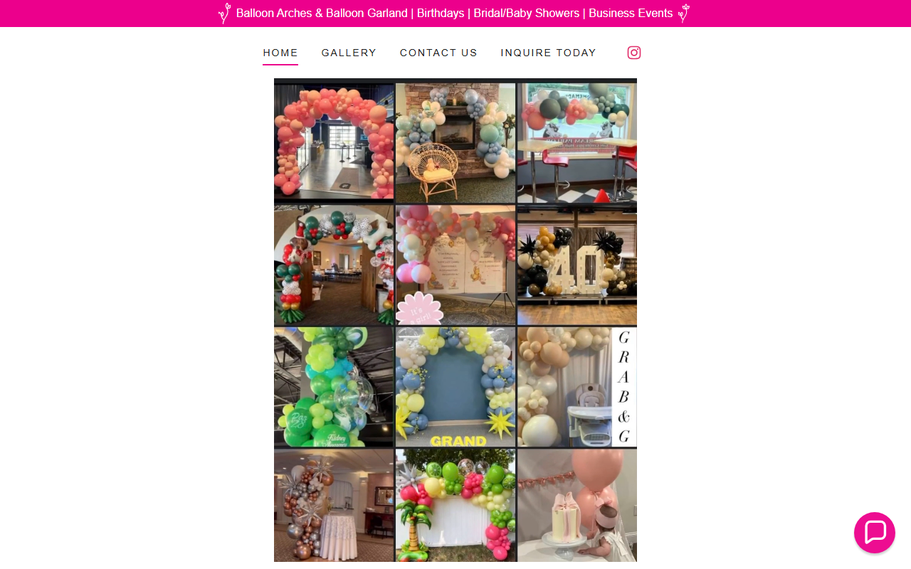 603eventballoons.com screenshot