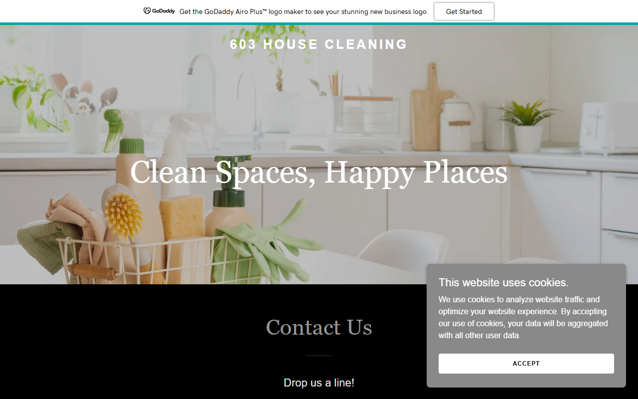 603housecleaning.com screenshot
