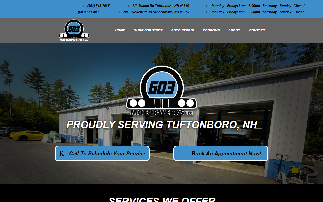 603motorwerks.com screenshot