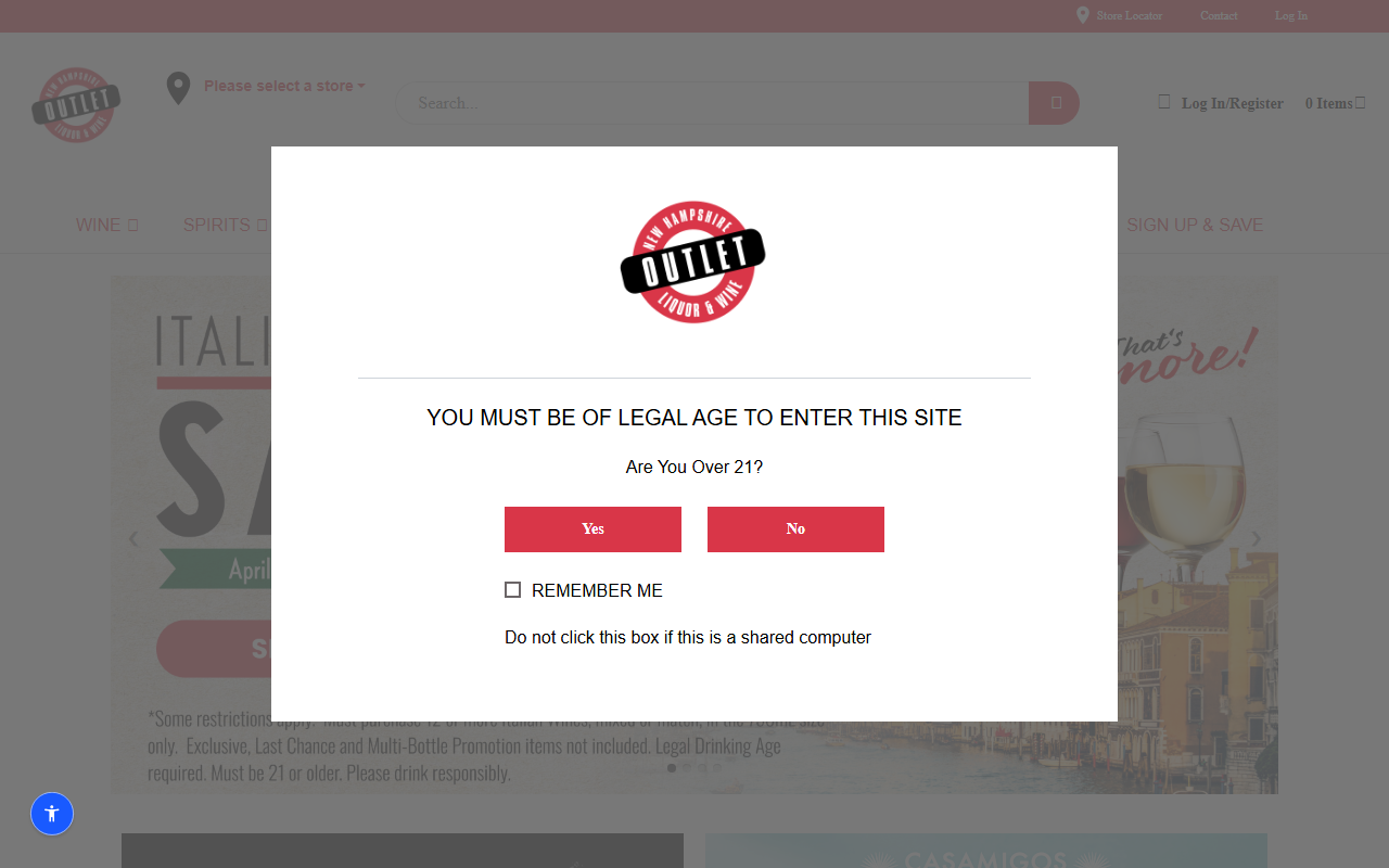 603spirits.com screenshot