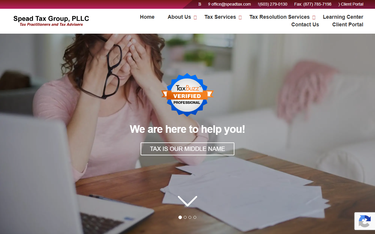 603taxservices.com screenshot