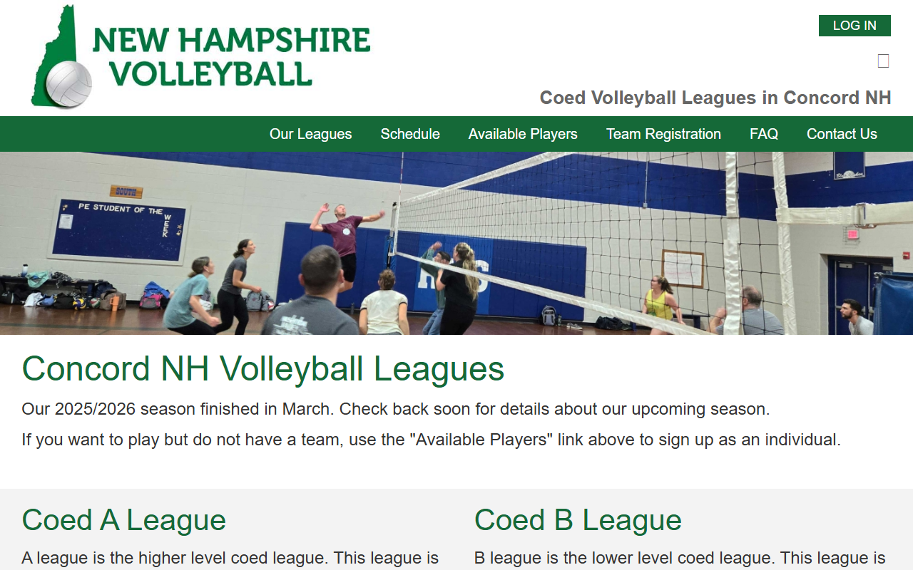 603volleyball.com screenshot