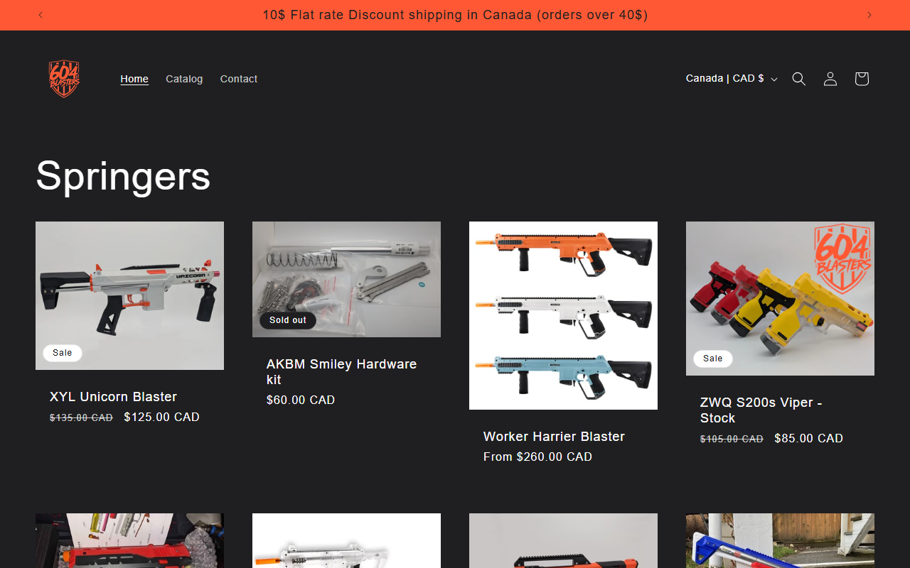 604blasters.com screenshot