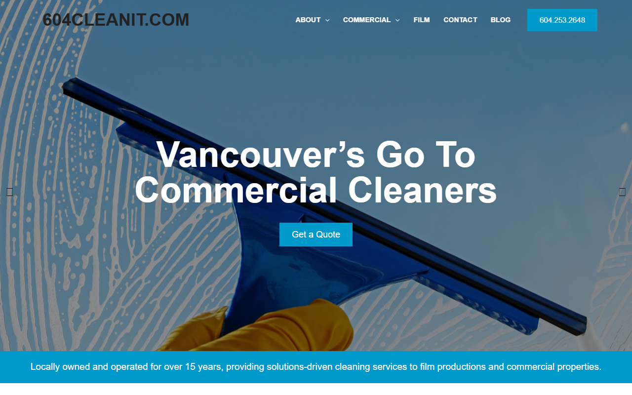 604cleanit.com screenshot