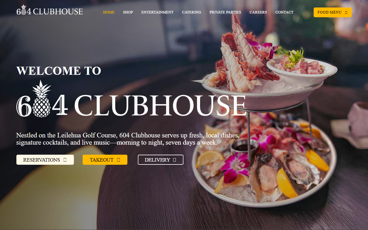 604clubhouse.com screenshot