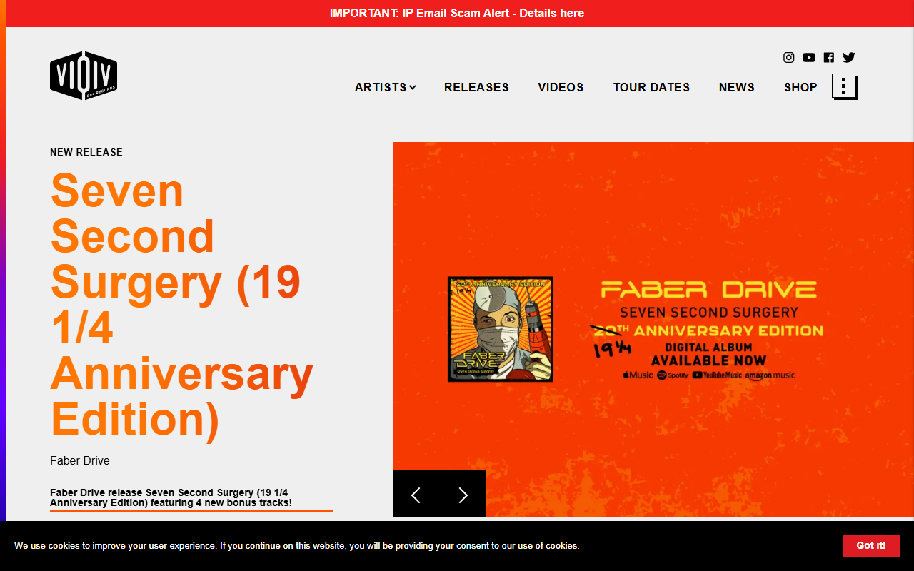 604records.com screenshot