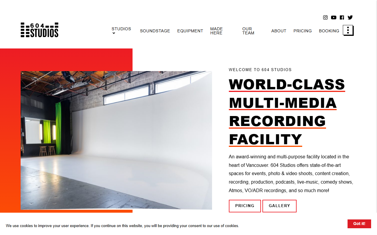 604studiosvan.com screenshot
