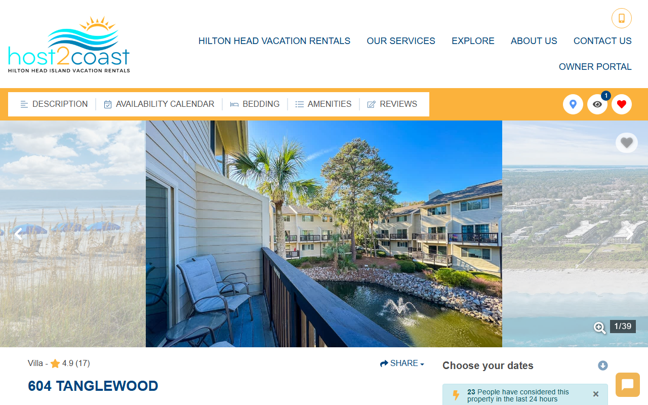 604tanglewood.com screenshot