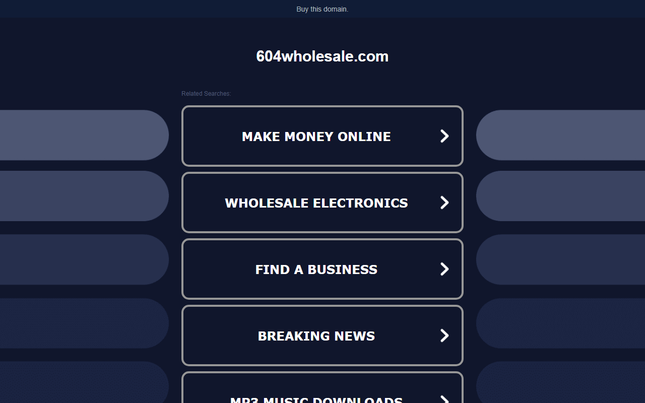 604wholesale.com screenshot