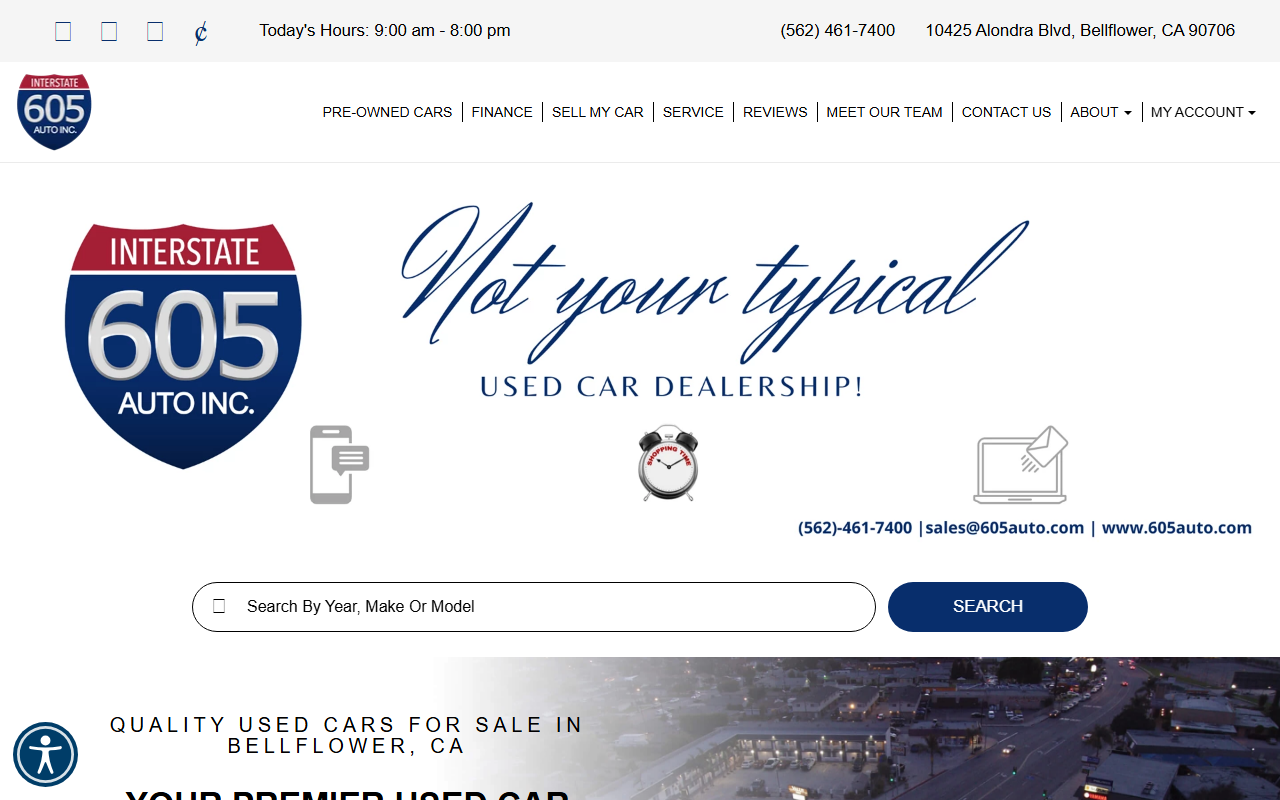 605autosale.com screenshot